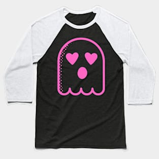 Valentine's ghost! Pink Baseball T-Shirt